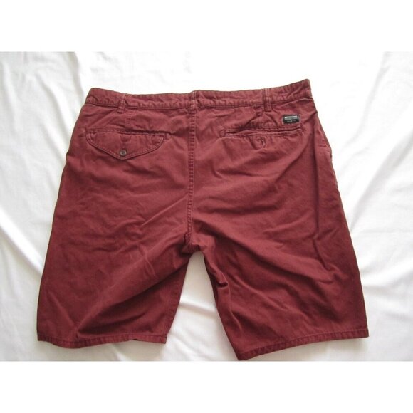 Men's Quiksilver Straight Fit Cotton Crimson Shorts Sz 38 (MP265) - Picture 8 of 8